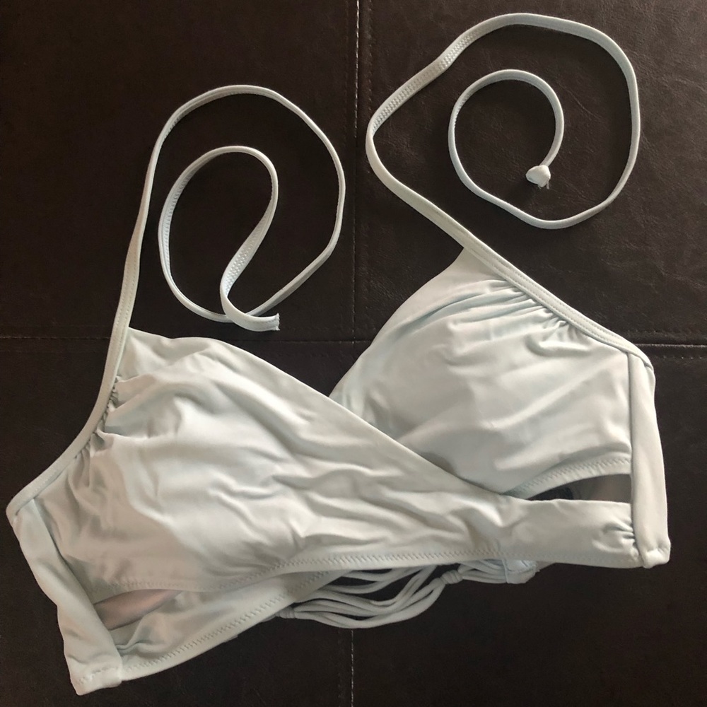 Ice Blue Victoria’s Secret Bikini Top